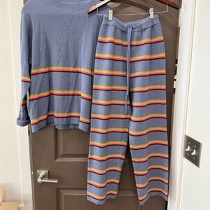 Cozy Striped Kids Pajamas Set